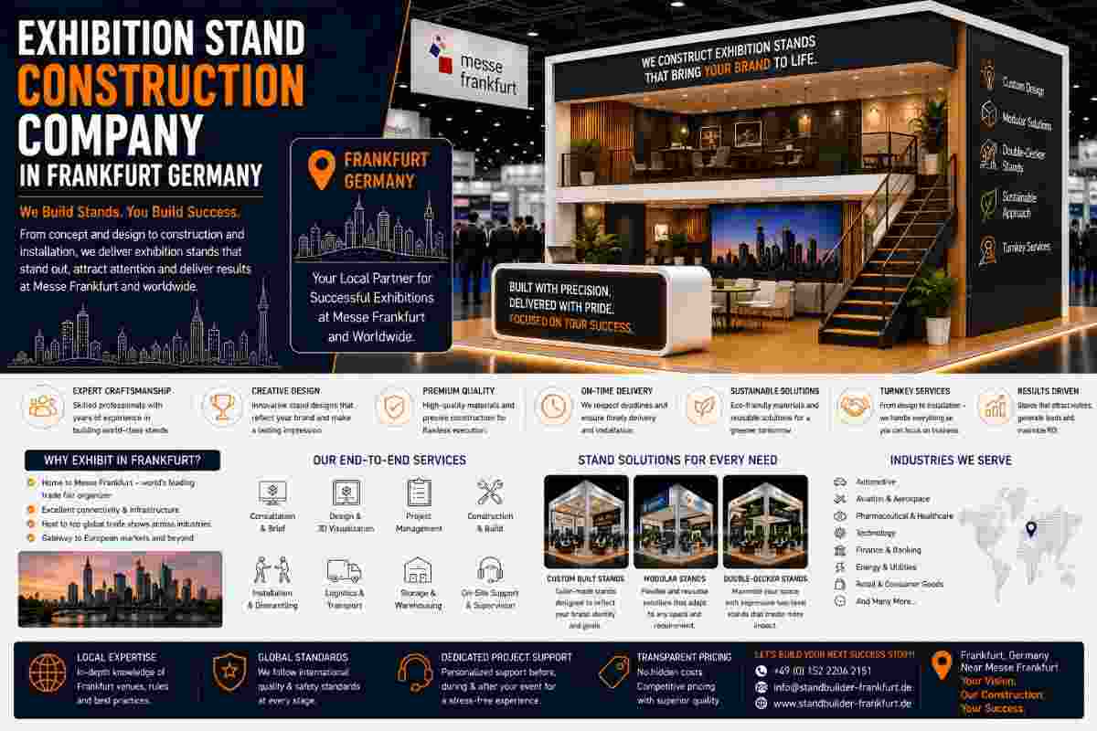 Exhibition Stand Construction Company in Frankfurt Germany