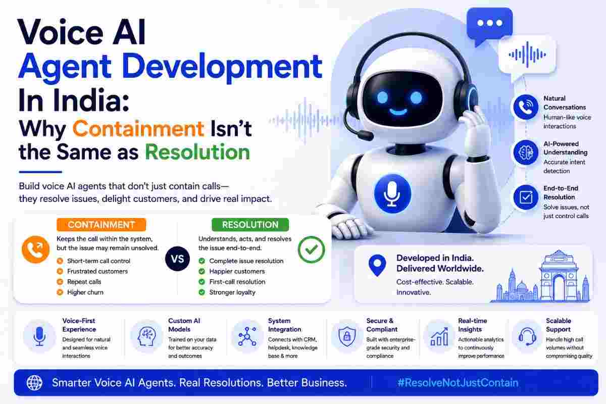 Voice AI Agent Development In India: Why Containment Isn't the Same as Resolution