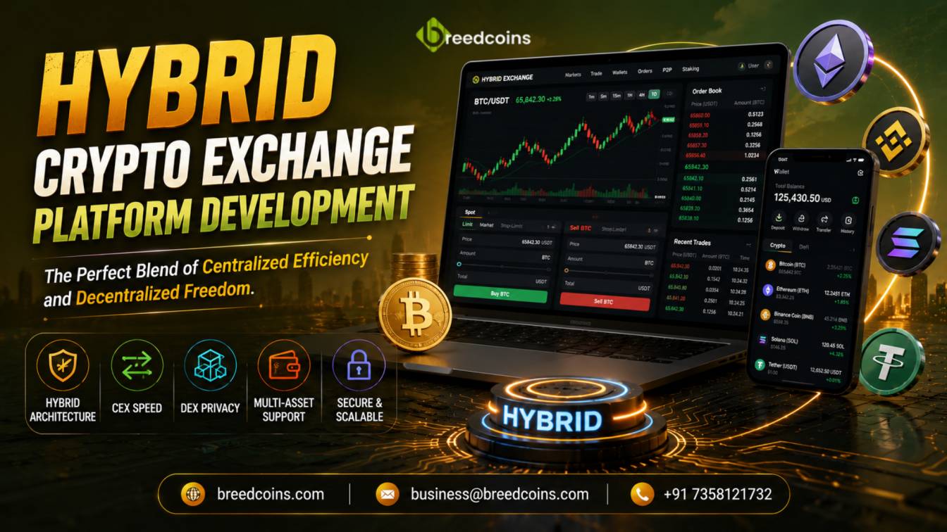Hybrid Crypto Exchange Platform Development: CEX and DEX in One Platform