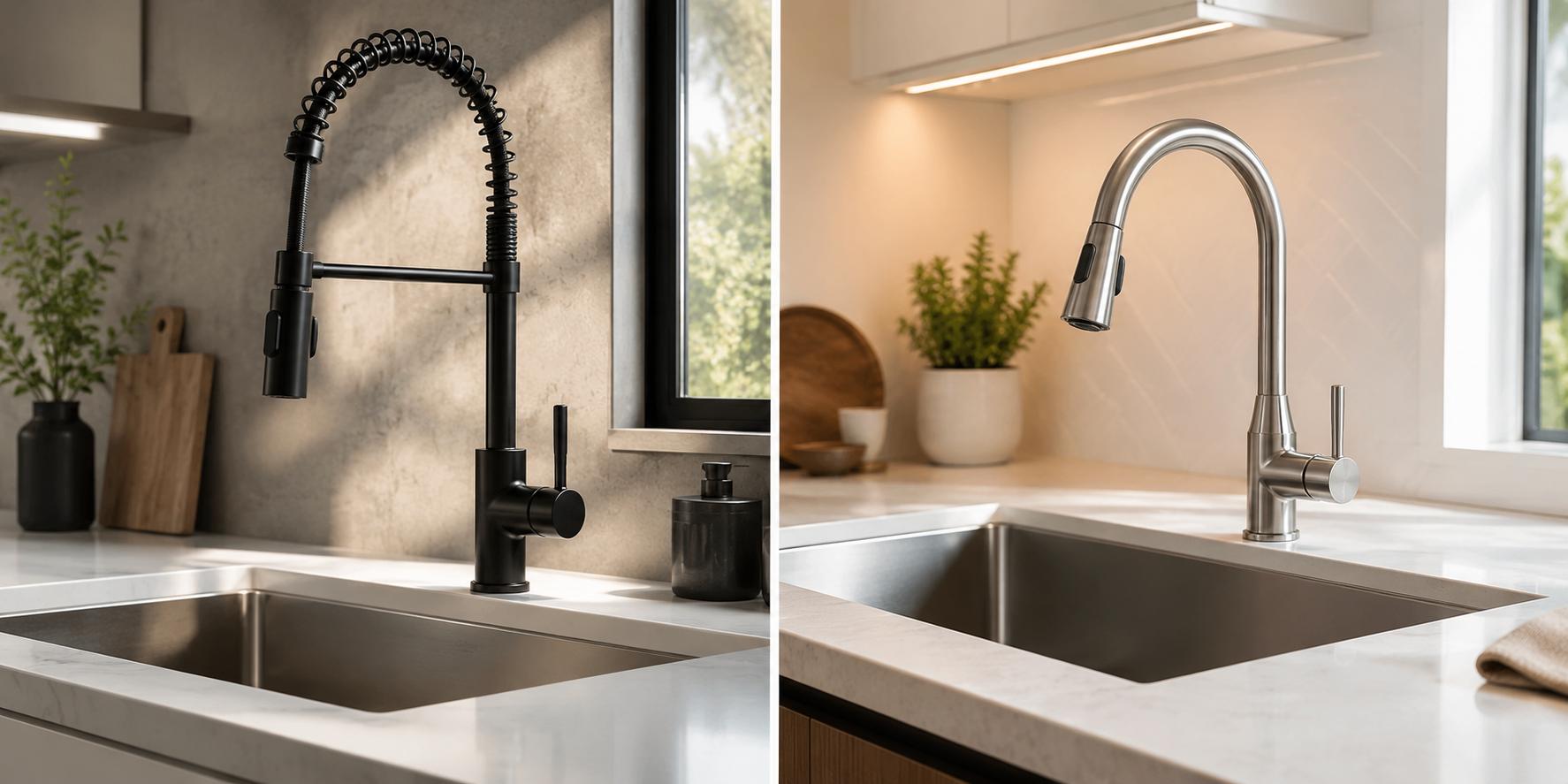 Pull Down vs. Pull Out Kitchen Faucet: Key Differences Explained