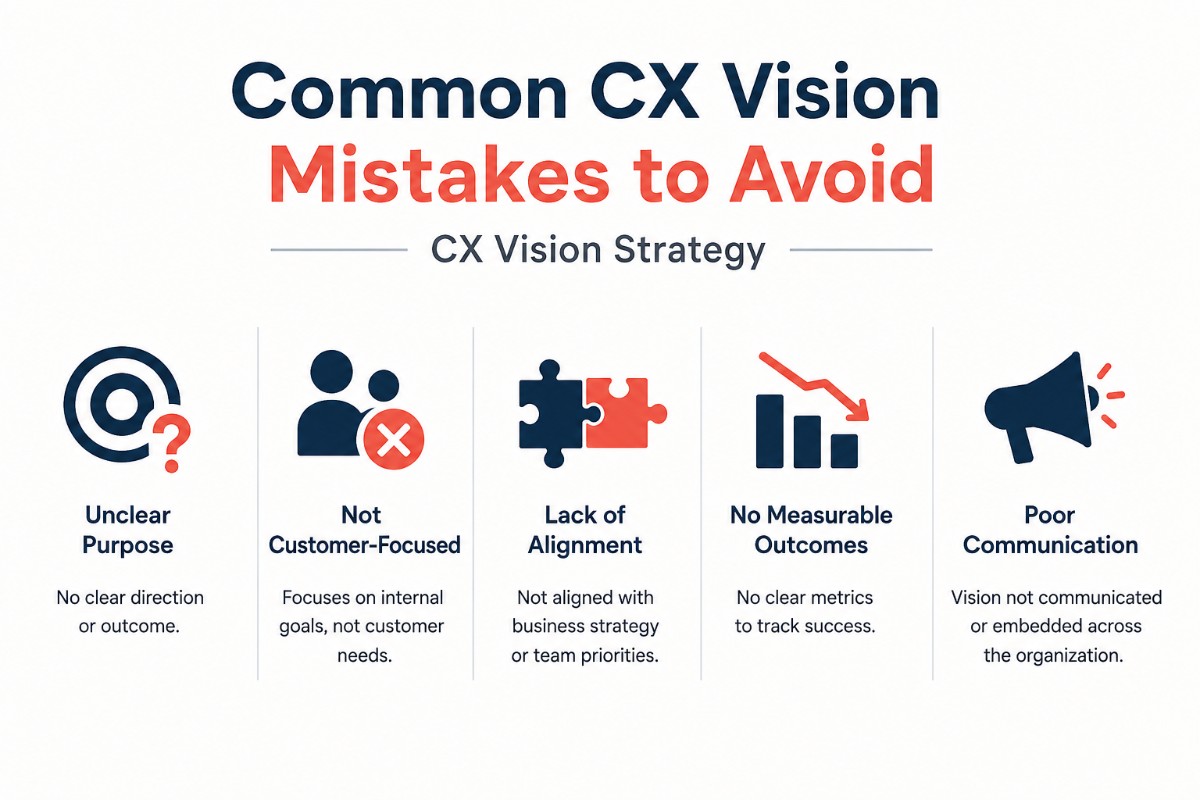 Common CX Vision Mistakes to Avoid | CX Vision Strategy