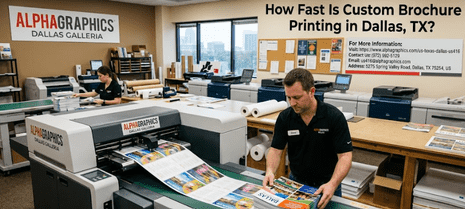 How Fast Is Custom Brochure Printing in Dallas, TX?