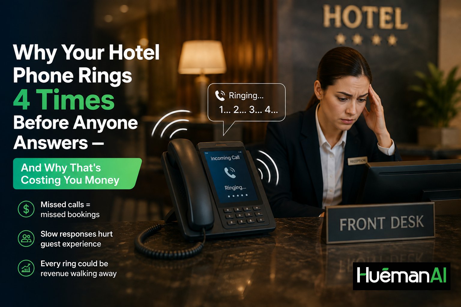 Why Your Hotel Phone Rings 4 Times Before Anyone Answers — And Why That's Costing You Money