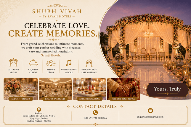 Why Is Sayaji Vadodara a Great Wedding Venue for Elegant Celebrations?