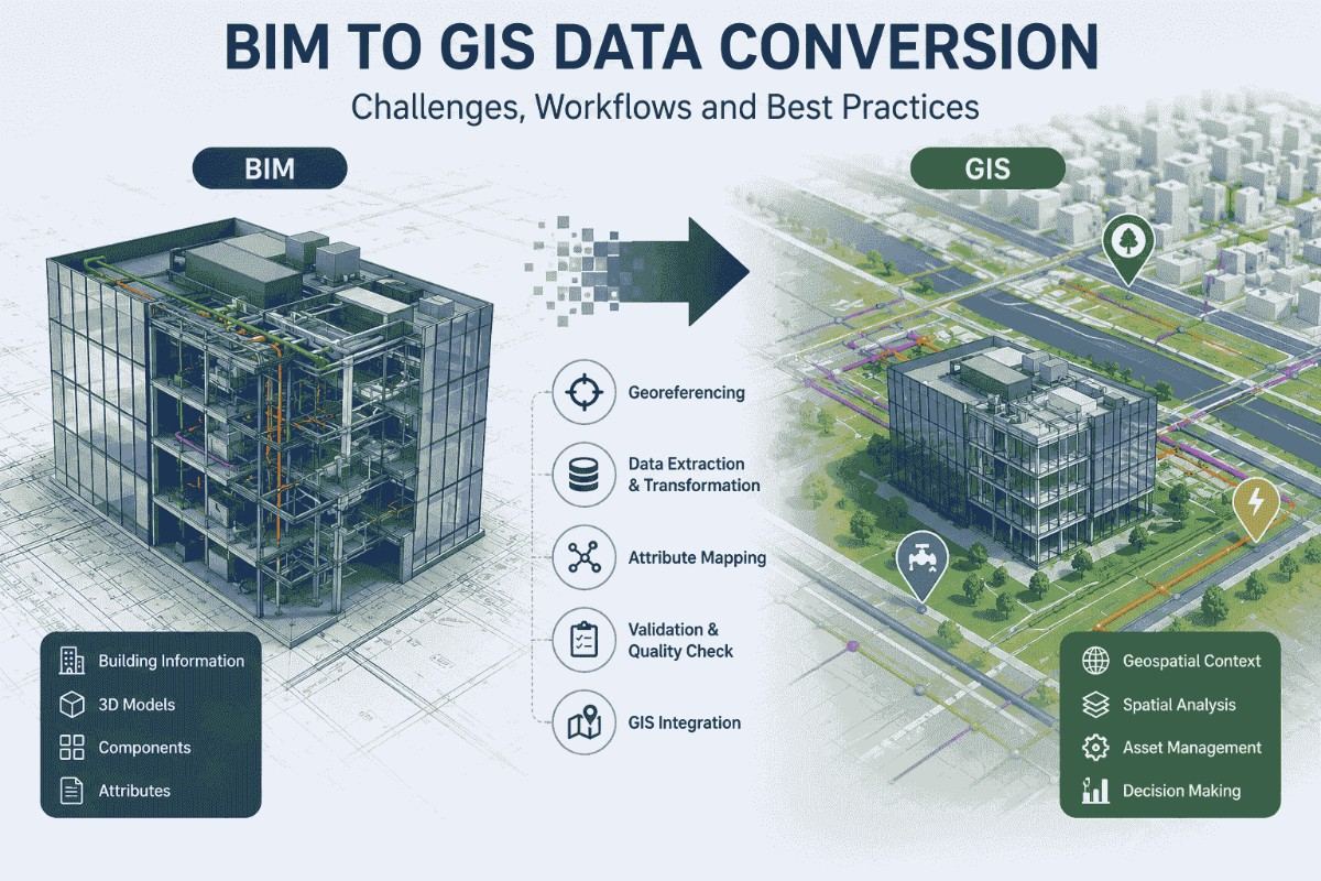 BIM to GIS Data Conversion: Challenges, Workflows and Best Practices