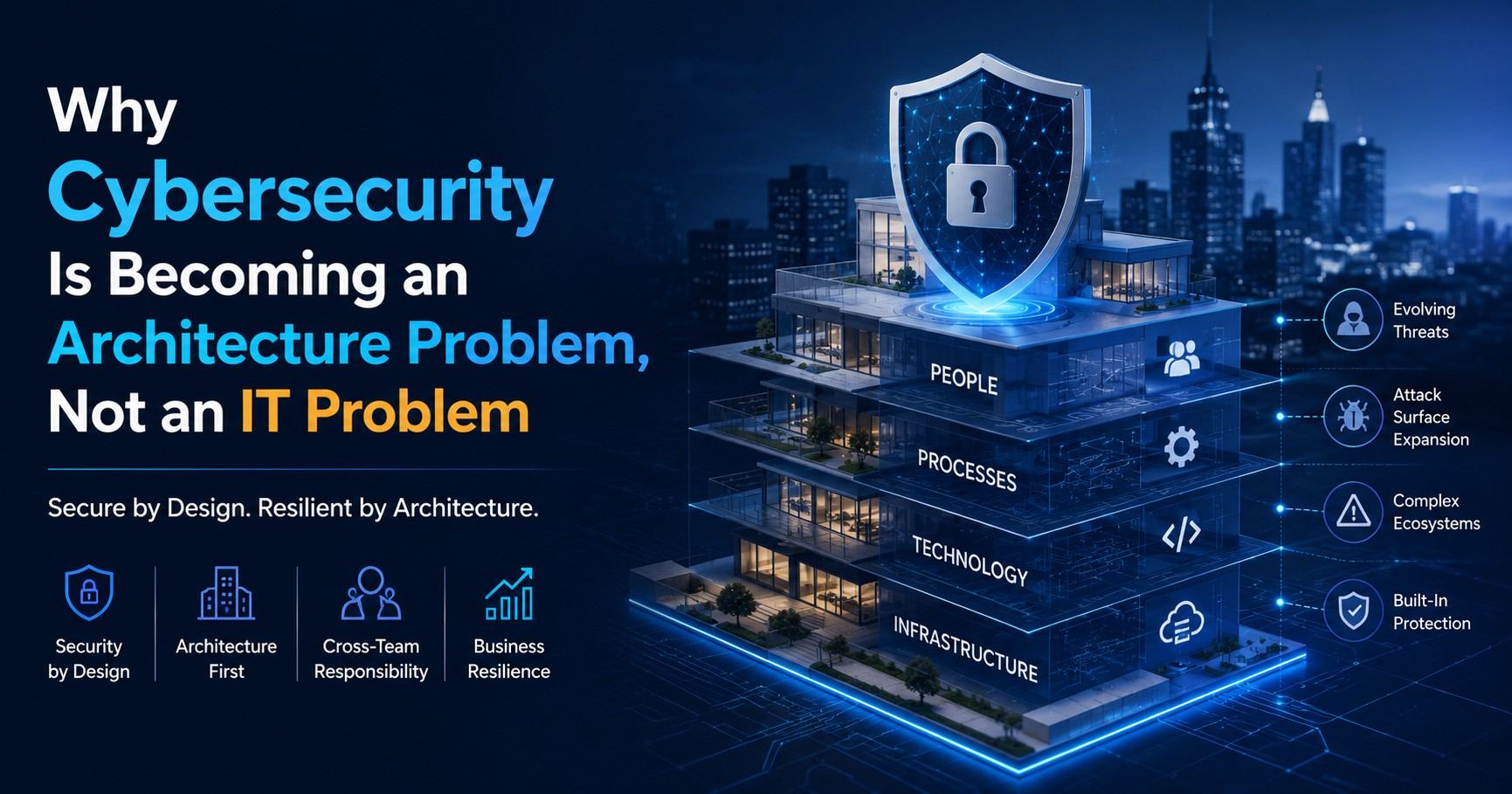 Why Cybersecurity Is Becoming an Architecture Problem, Not an IT Problem 