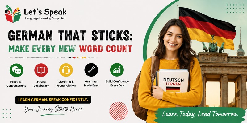 German That Sticks: Make Every New Word Count