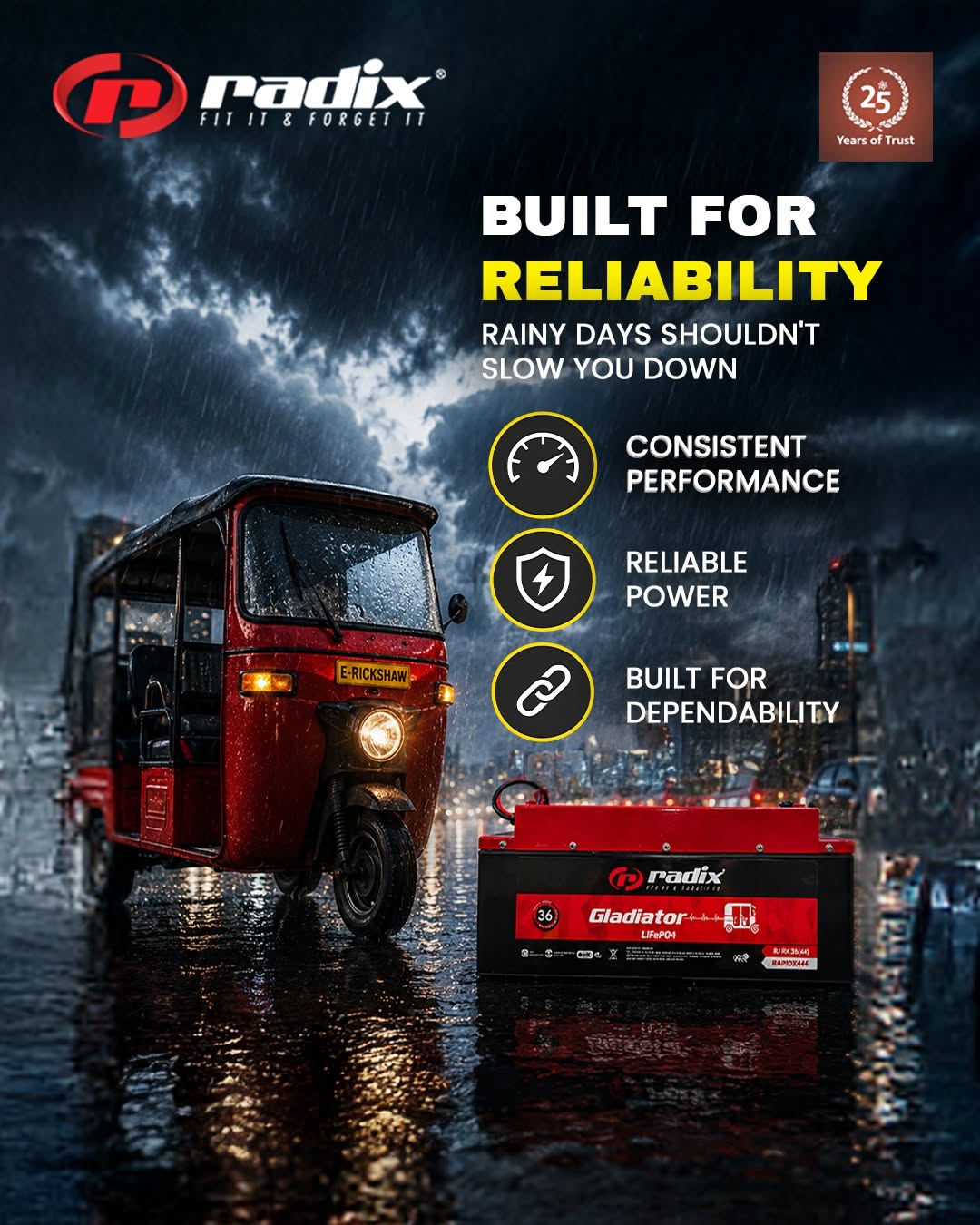 What Makes a Good E-Rickshaw Battery for UP Roads?