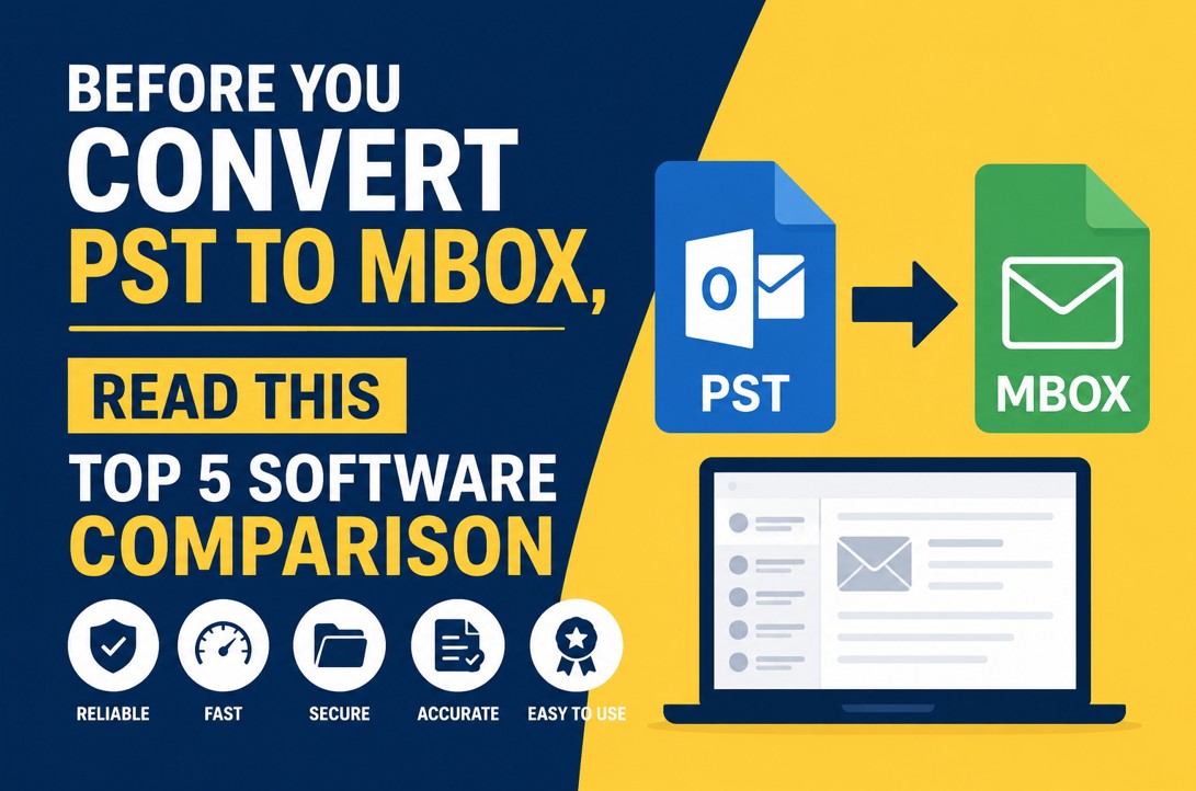 Before You Convert PST to MBOX, Read This Top 5 Software Comparison