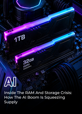 Inside The RAM And Storage Crisis: How AI Is Squeezing Supply