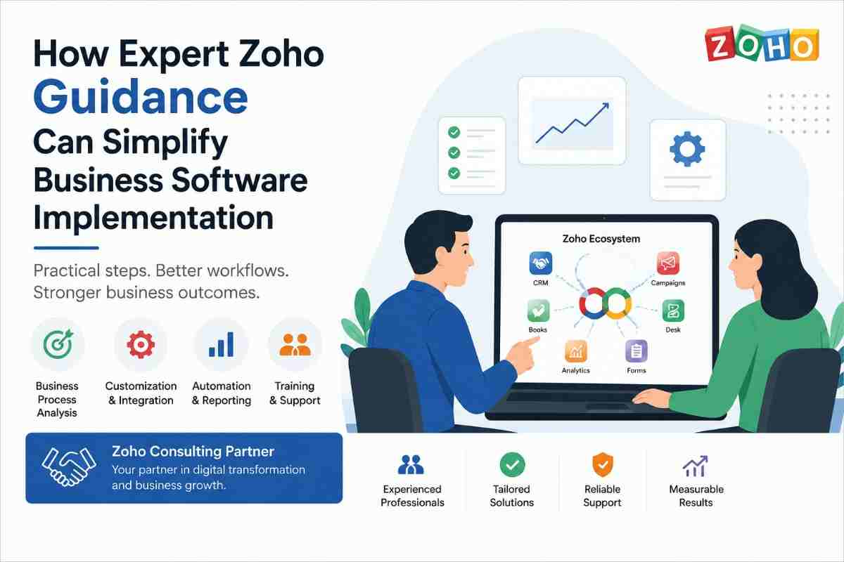 How Expert Zoho Guidance Can Simplify Business Software Implementation