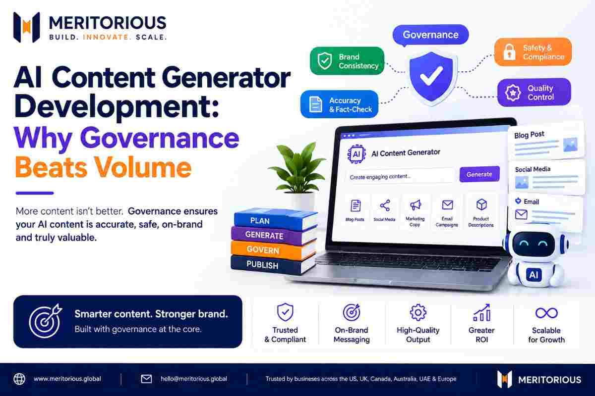 AI Content Generator Development In India: Why Governance Beats Volume