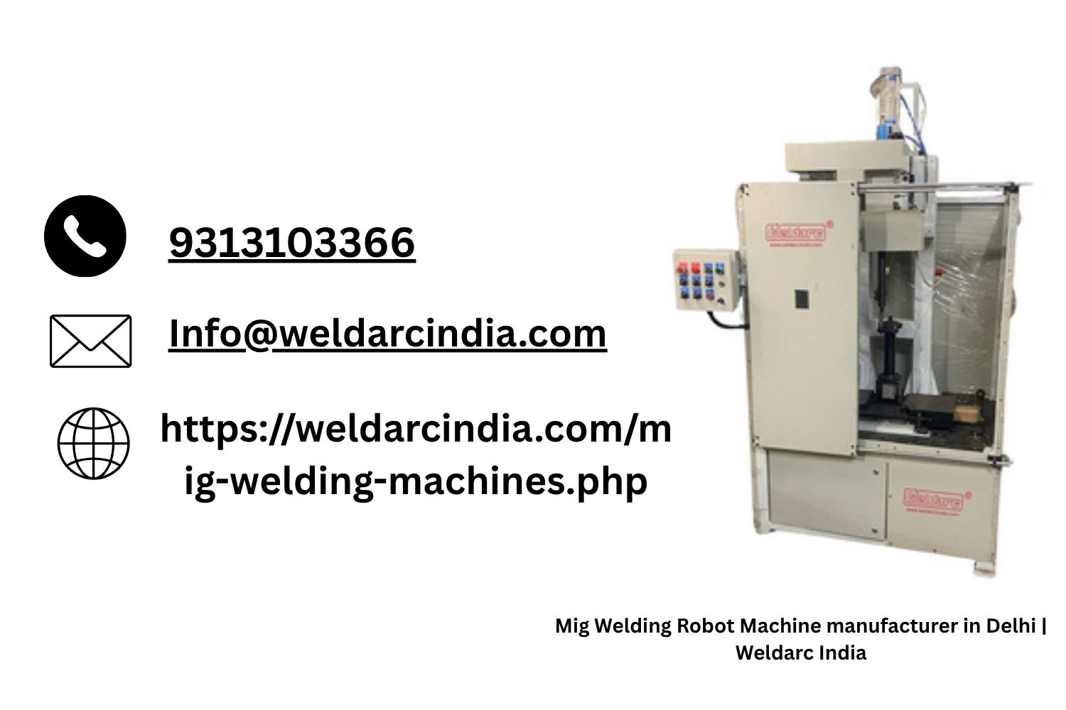 Mig Welding Robot machine supplier in Delhi | Weldarc India