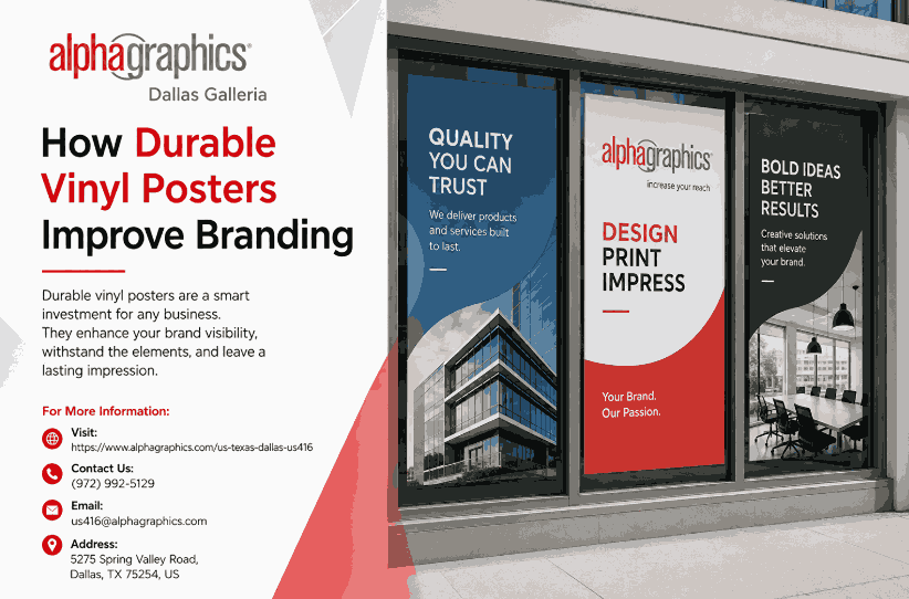 How Durable Vinyl Posters Improve Branding