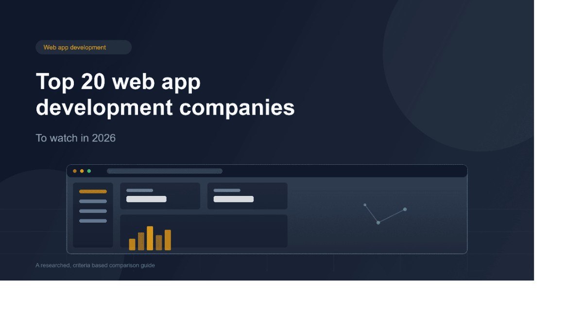 Top 20 Web App Development Companies to Watch in 2026