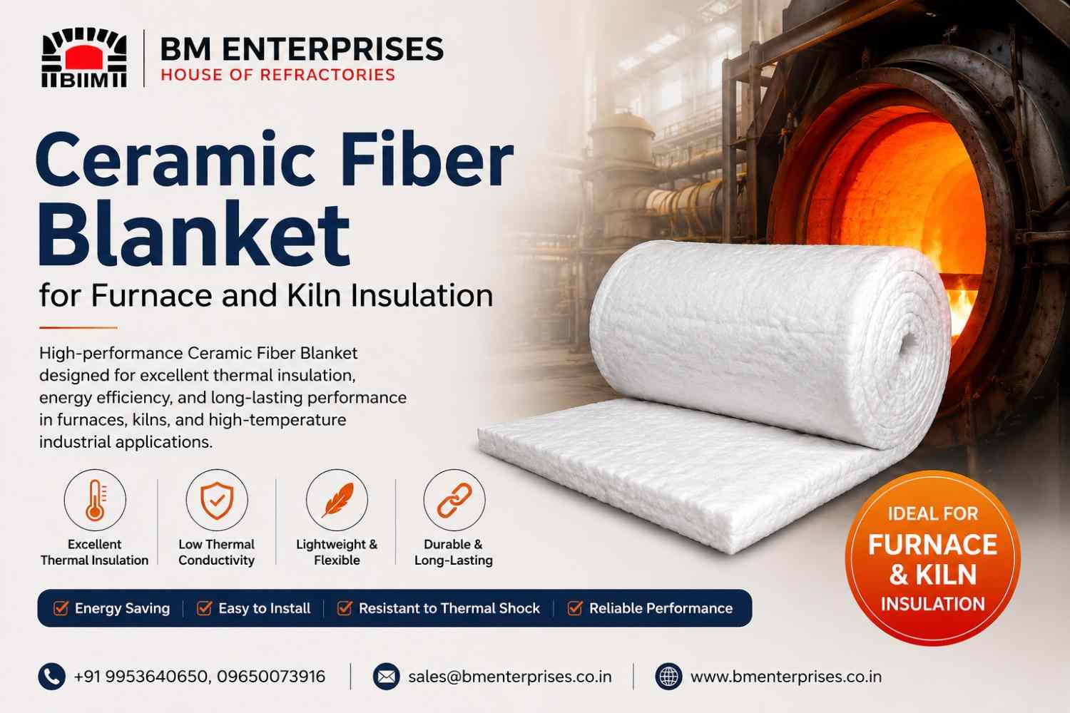 Ceramic Fiber Blanket for Furnace and Kiln Insulation from Best Supplier