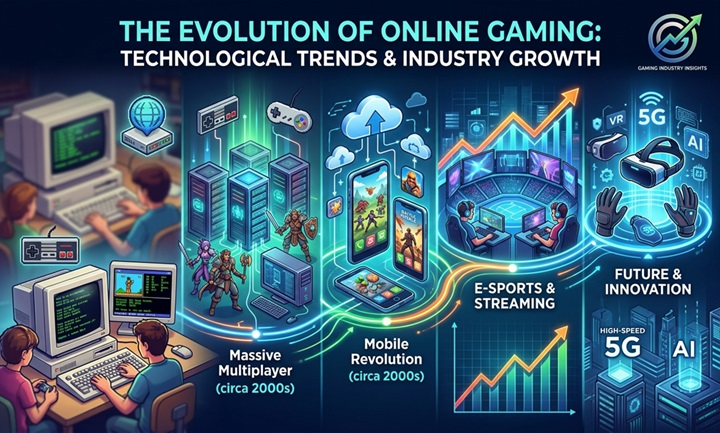 The Evolution of Online Gaming: Technological Trends and Industry Growth