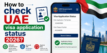 How to check UAE visa application status 2026?