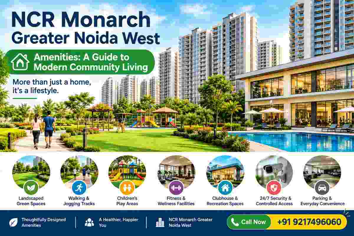 NCR Monarch Greater Noida West Amenities: A Guide to Modern Community Living
