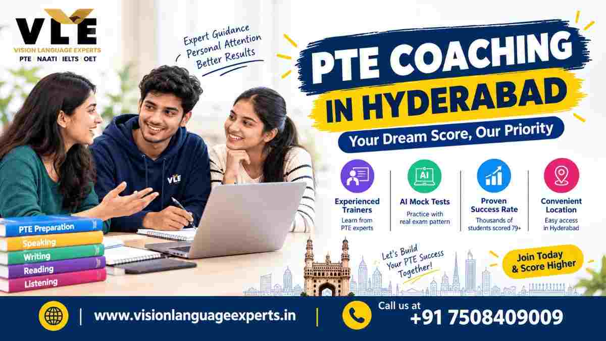 Why Vision Language Experts is the Best PTE Coaching in Hyderabad for PR
