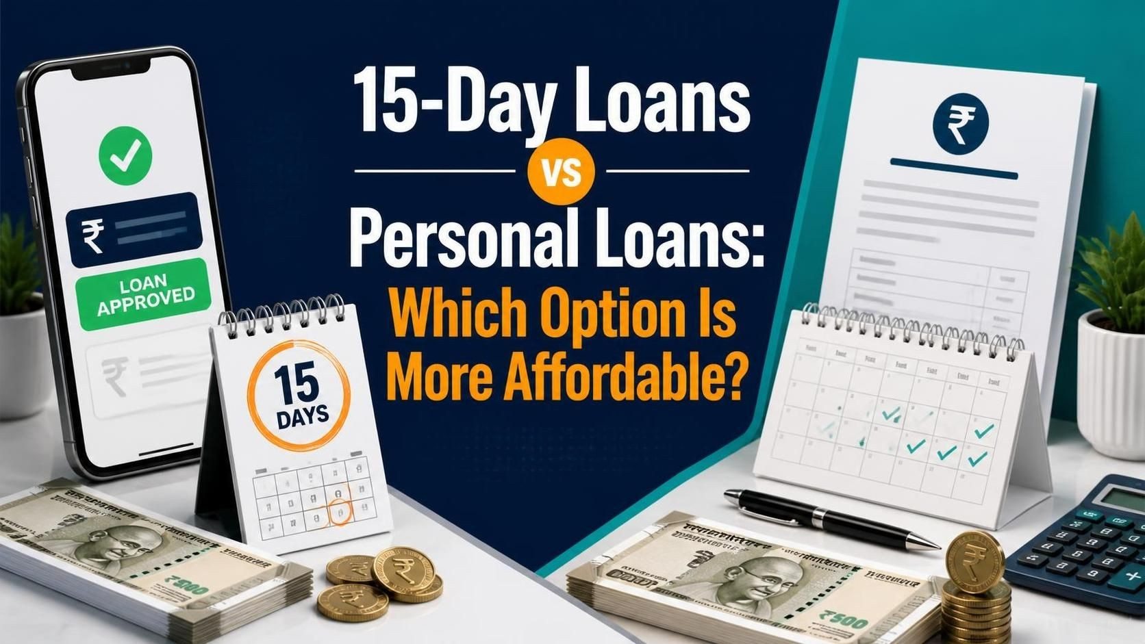 15-Day Loans vs Personal Loans: Which Option Is More Affordable?