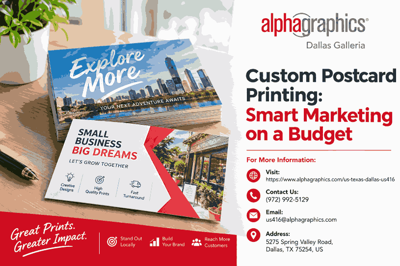 Custom Postcard Printing: Smart Marketing on a Budget