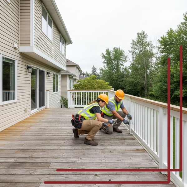 Deck Ledger Board Inspection in Maryland: The Single Point That Decides If Your Deck Is Safe