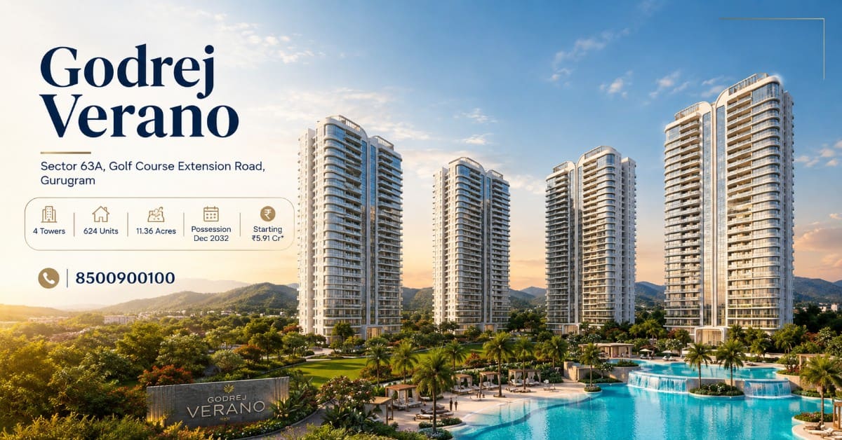 Godrej Verano Sector 63A: Spacious Homes & Modern Amenities!