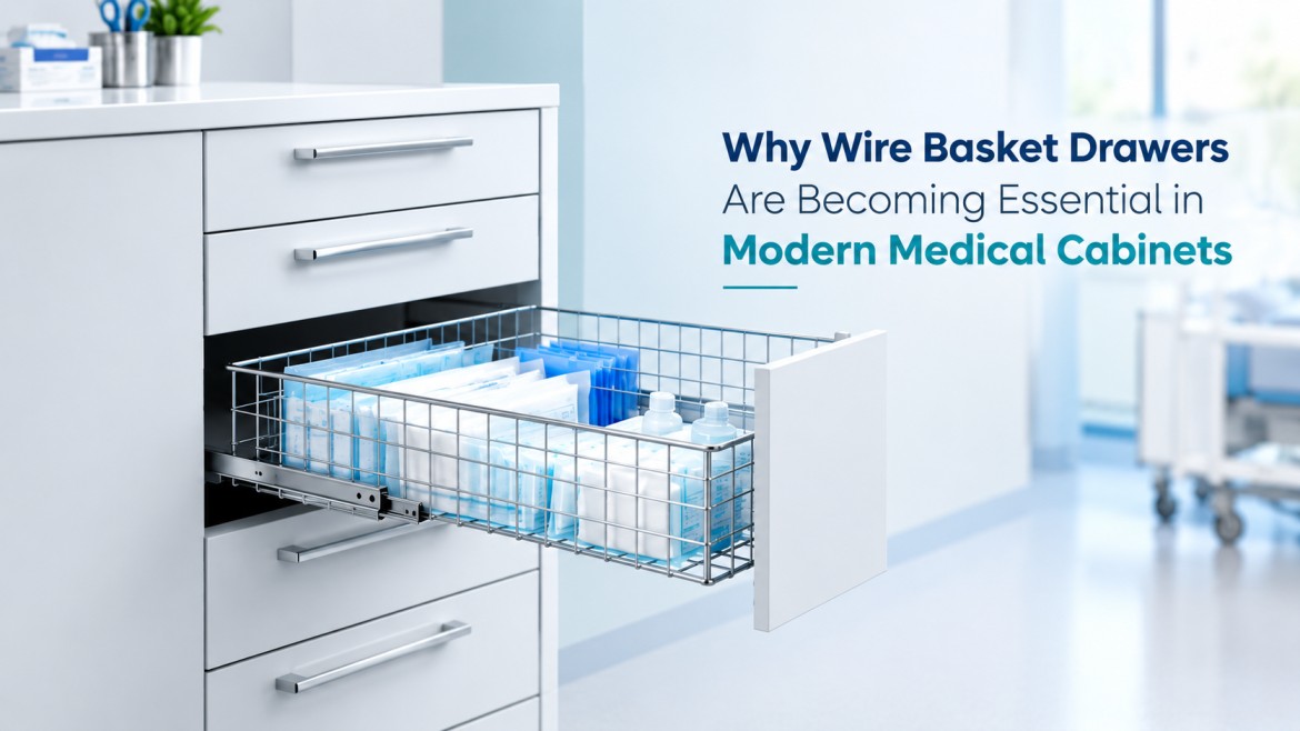 Why Wire Basket Drawers Are Becoming Essential in Modern Medical Cabinets
