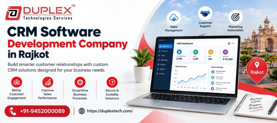 CRM Software Development Company in Rajkot