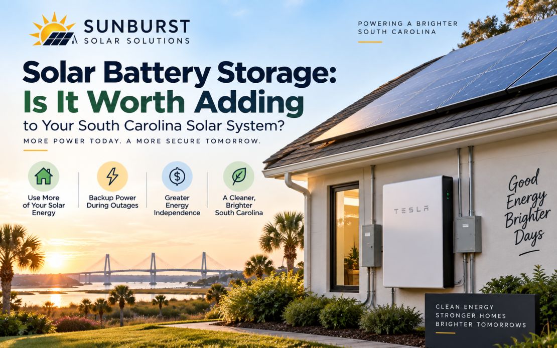 Solar Battery Storage: Is It Worth Adding to Your South Carolina Solar System?