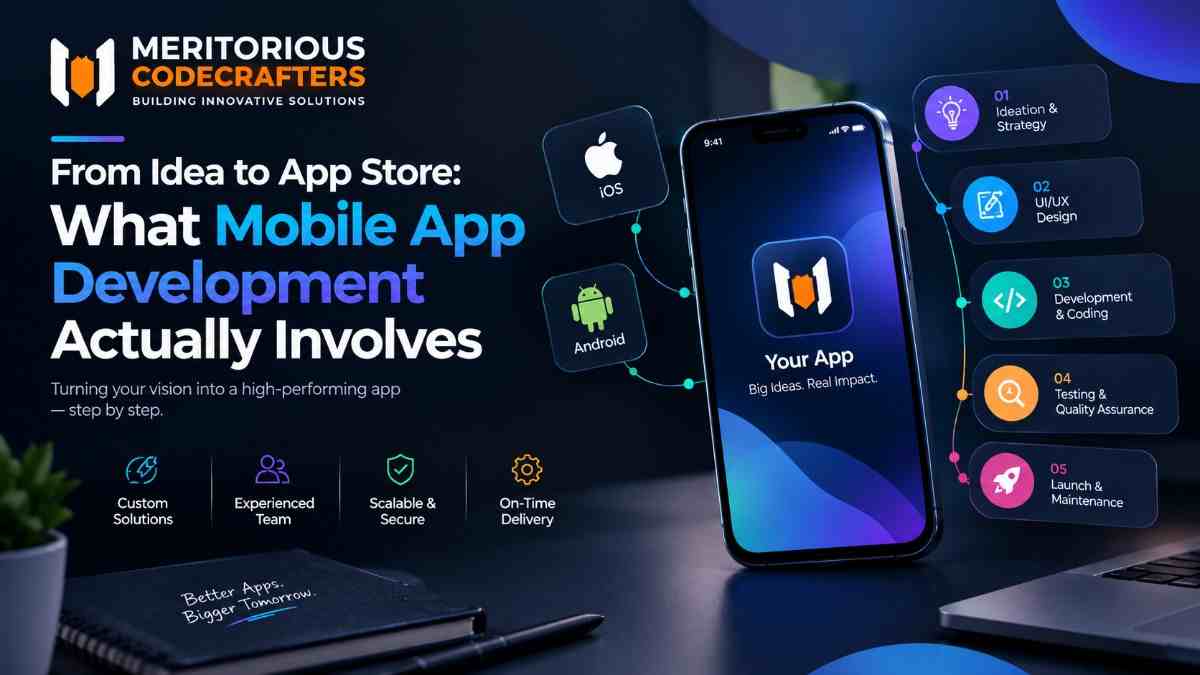 From Idea to App Store: What Mobile App Development Actually Involves