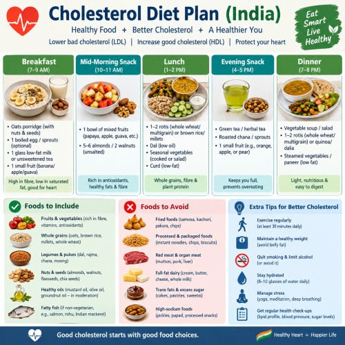 Science to Plate: Cholesterol Diet Plan in India | Healthy Eating 