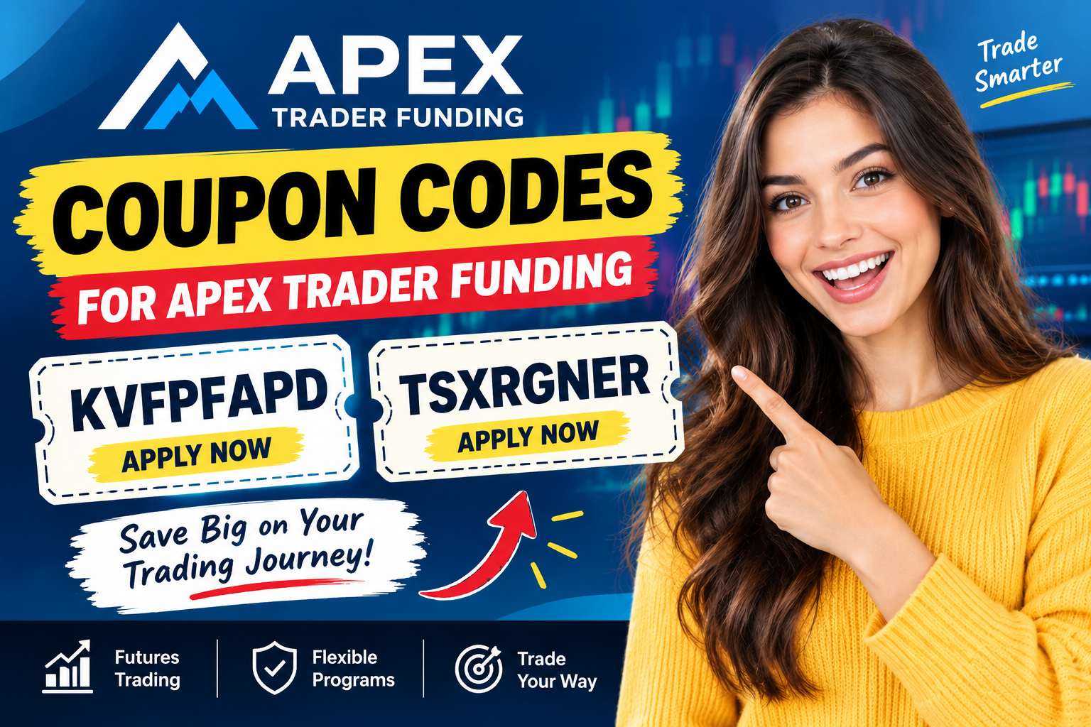 Apex Trader Funding Coupon Code KVFPFAPD – Up to 95% OFF for All Users