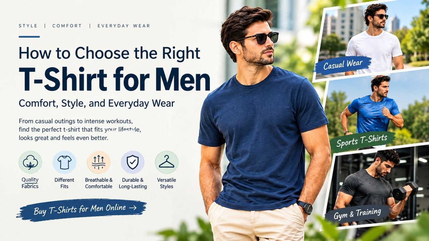 How to Choose the Right T-Shirt for Men: Comfort, Style, and Everyday Wear