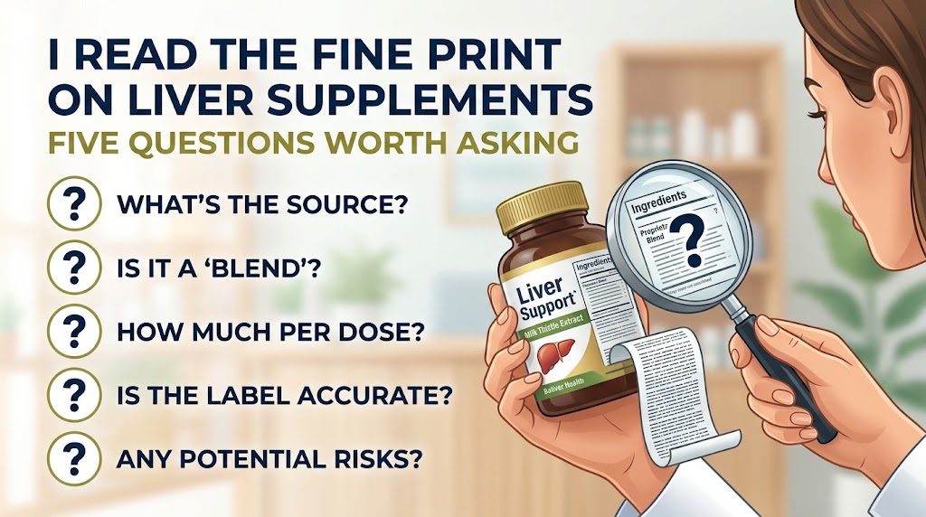 I Read the Fine Print on Liver Supplements and Found Five Questions Worth Asking