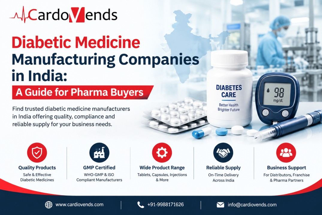 Diabetic Medicine Manufacturing Companies in India: A Guide for Pharma Buyers