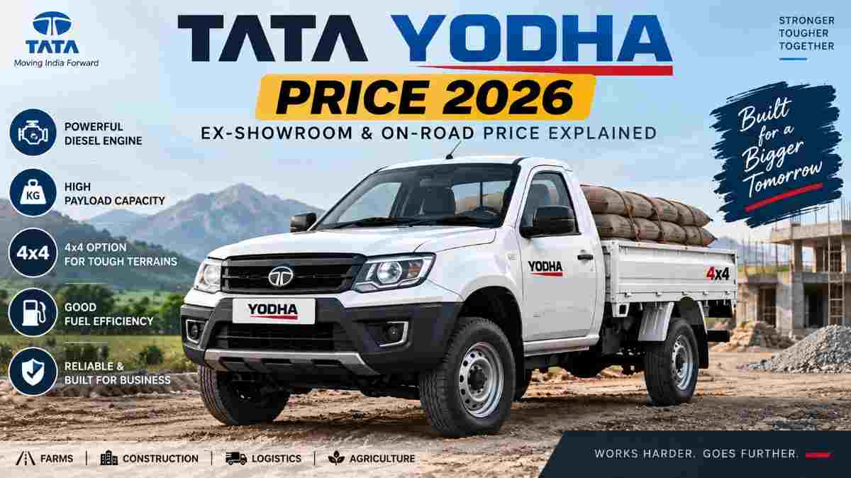 Tata Yodha Price 2026: Ex-Showroom & On-Road Price Explained