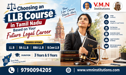 Choosing an LLB Course in Tamil Nadu Based on Your Future Legal Career