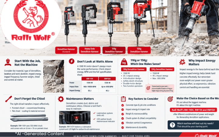 How to Choose a Heavy-Duty Demolition Hammer for Concrete Breaking? 