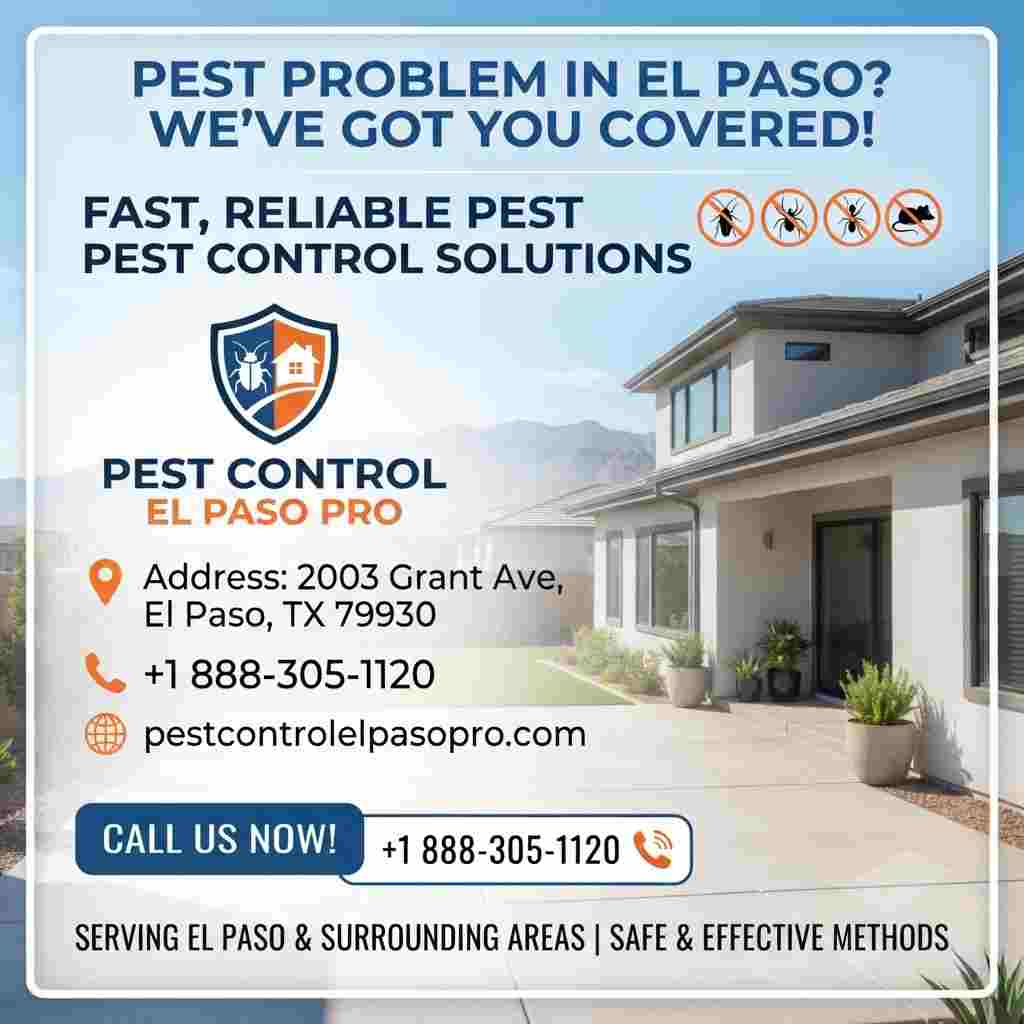 The Ultimate Guide to Pest Control in El Paso, TX: Protecting Your Home and Health