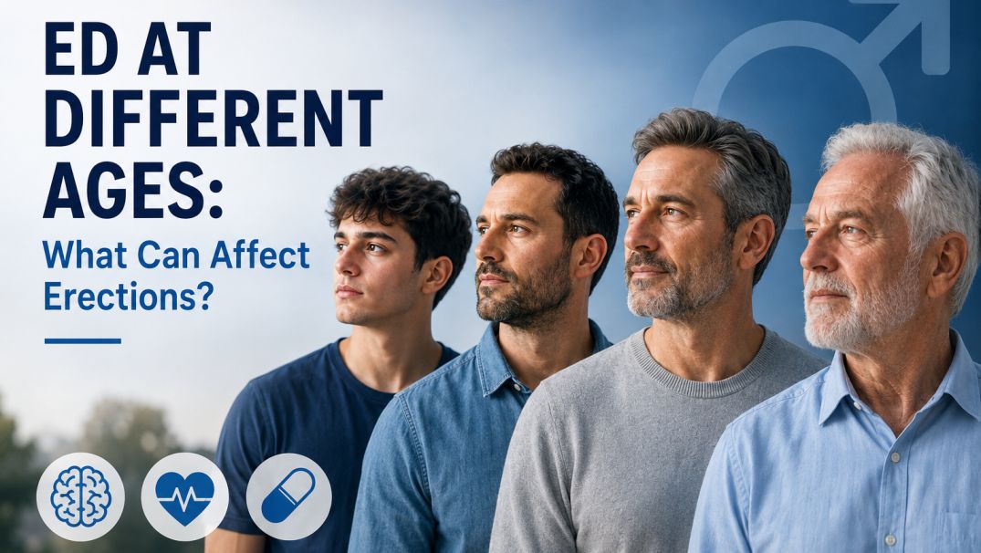 Erectile Dysfunction at Different Ages: What Can Affect Erections?