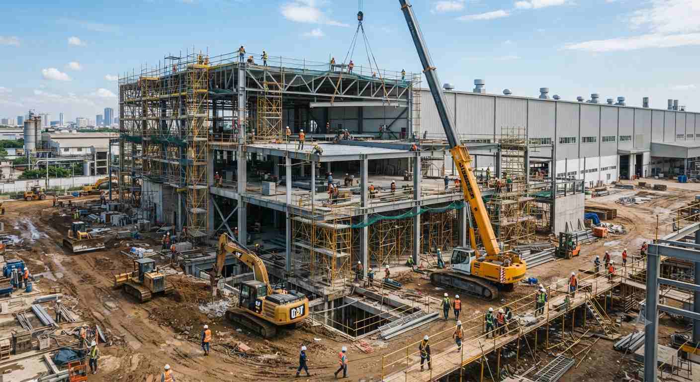 Industrial Facility Development in Chakan MIDC: Construction and EPC Services