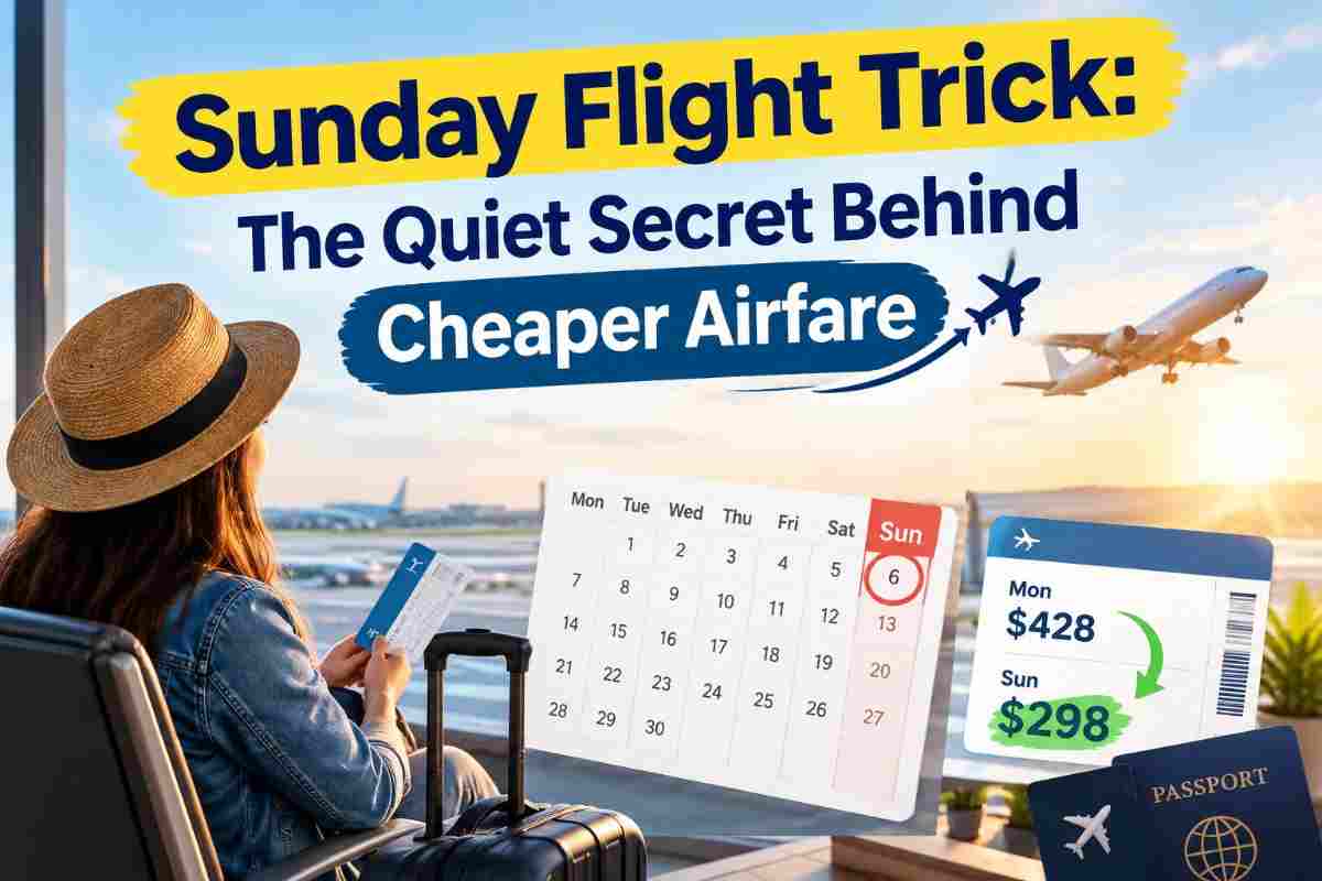 Sunday Flight Trick: The Quiet Secret Behind Cheaper Airfare