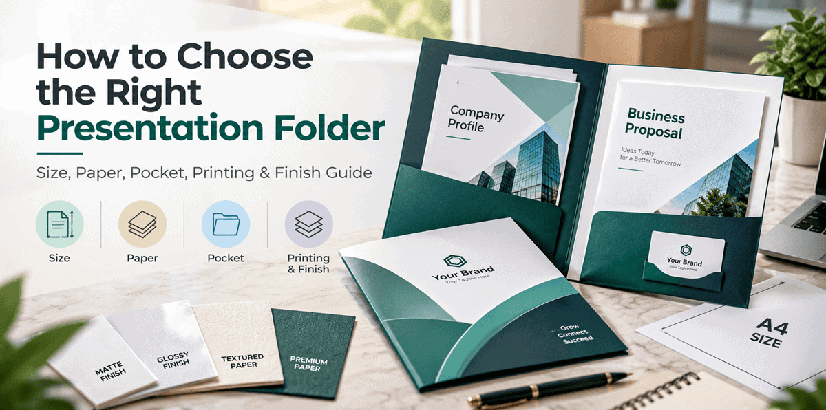 How to Choose the Right Presentation Folder for Business Meetings