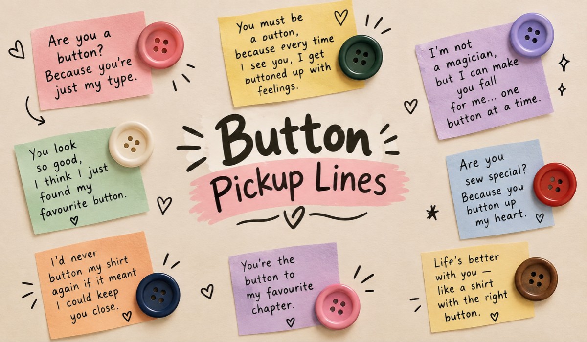 Button Pickup Lines: Fun and Creative Ways to Start a Conversation
