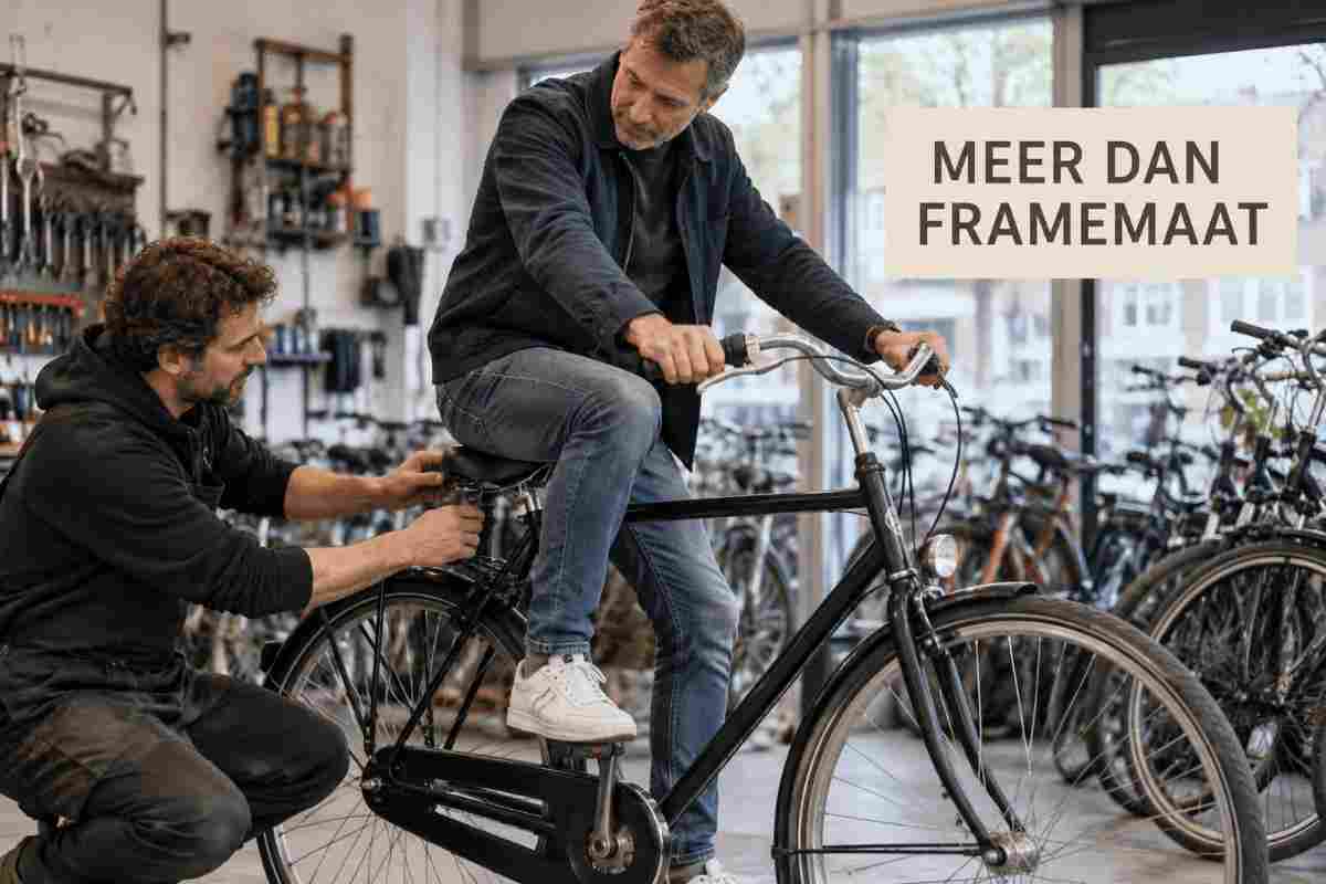 Tweedehands herenfiets kopen: waarom framemaat alleen niet genoeg is