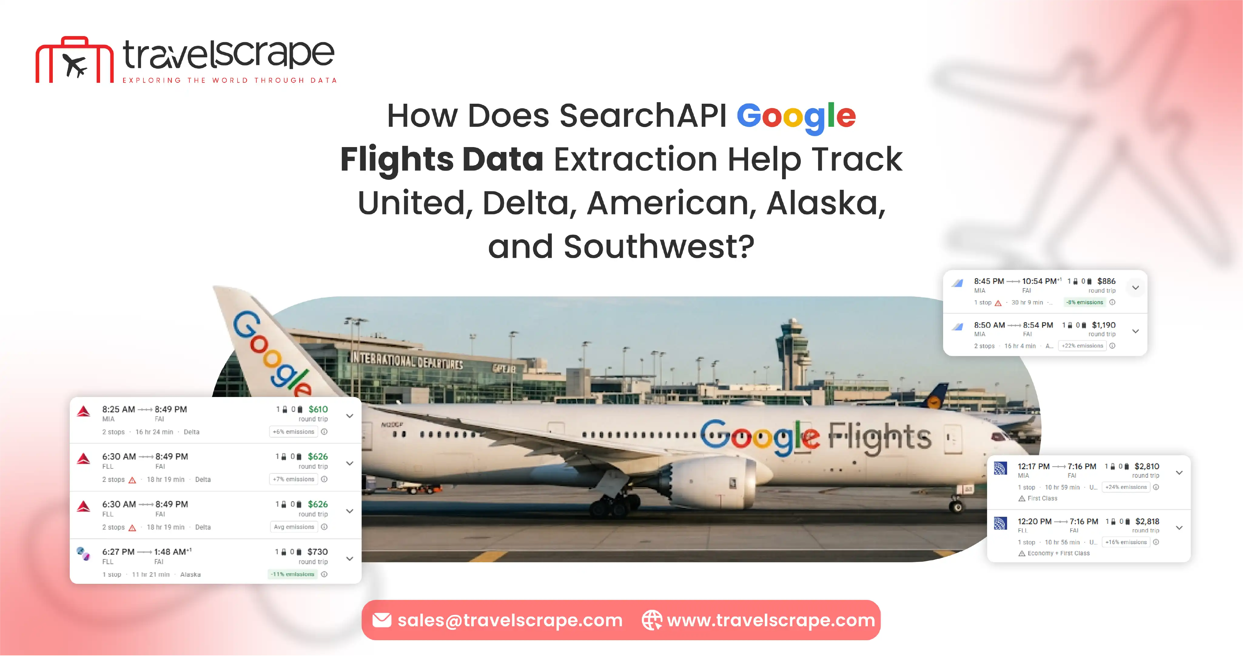 SearchAPI Google Flights Data Extraction