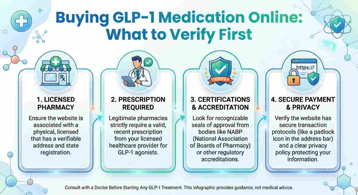 Buying GLP-1 Medication Online: What to Verify First