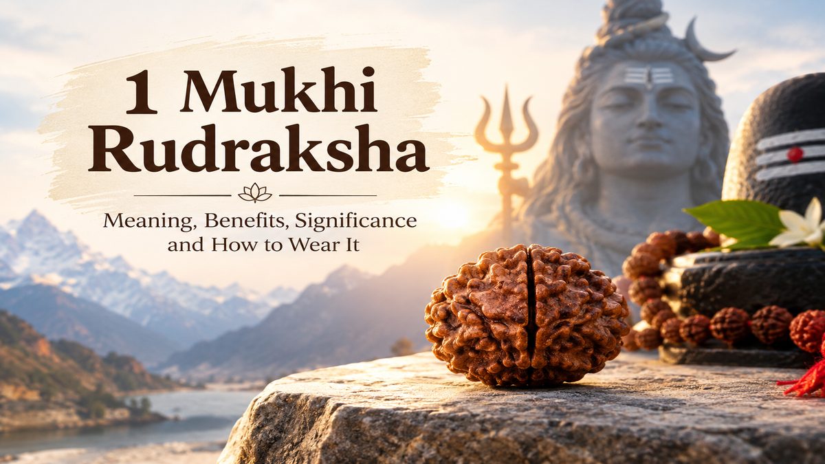 1 Mukhi Rudraksha: Meaning, Benefits, Significance and How to Wear It